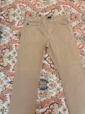 Ag Adriano Goldschmied Tan Chinos